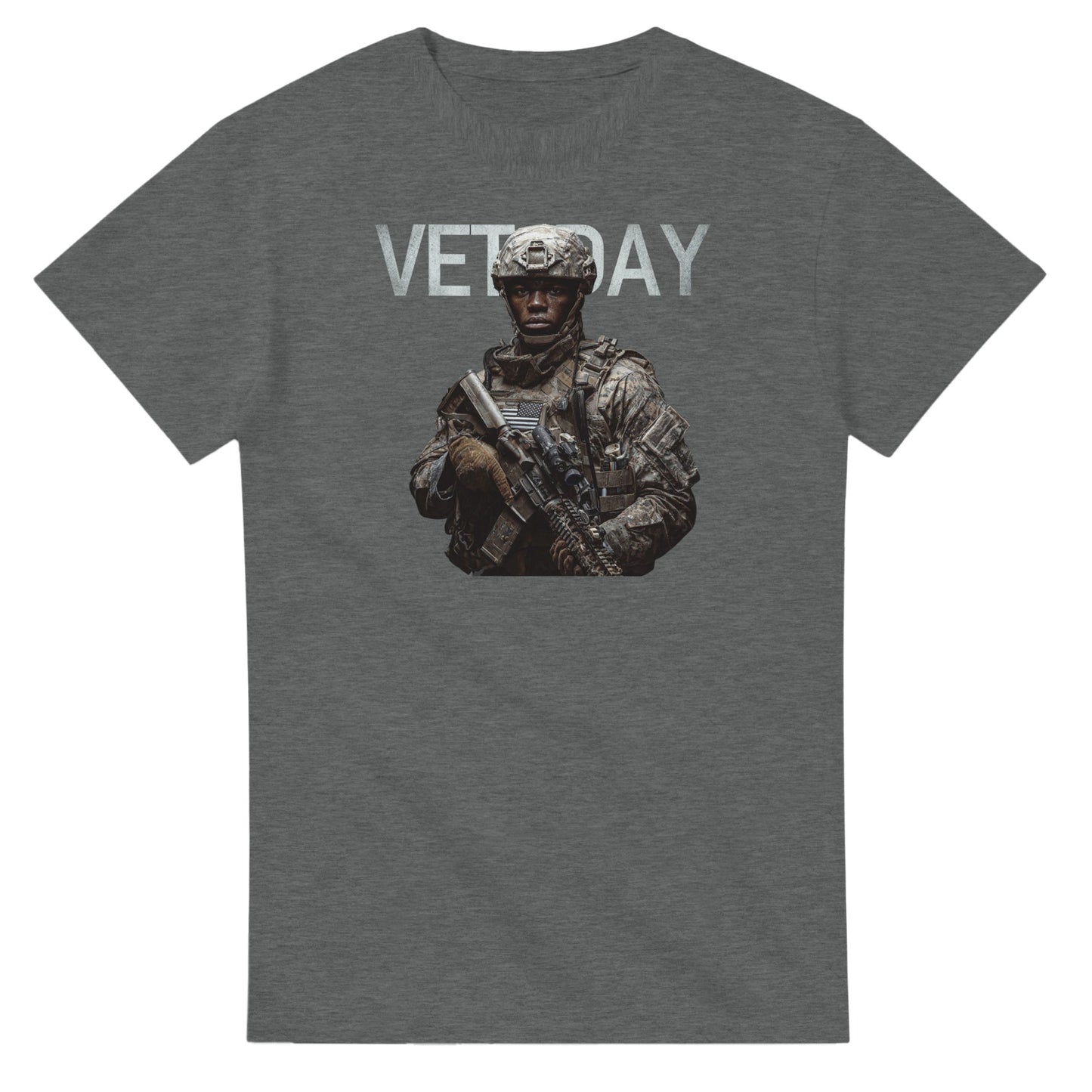 Veteran's Day on a heavyweight t-shirt