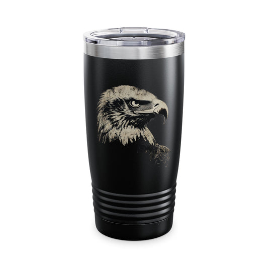 Heritage Eagle Head of a 20oz Insulated Tumbler