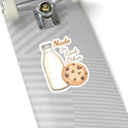 Made for Each Other phrase on a Kiss-Cut Sticker