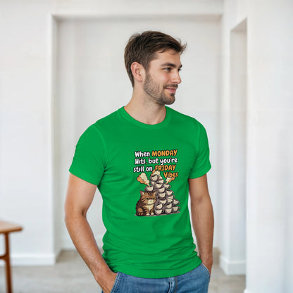 Charming Lil' Caped Vampire on a kids Heavyweight T-shirt