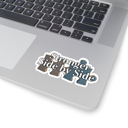 Stronger Side by Side Puzzle Piece Sticker product
