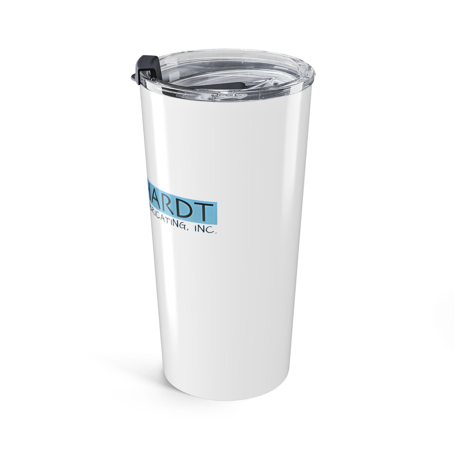 Burghardt Metal Fabricating, Inc., logo on a 20oz Stainless Steel Tumbler