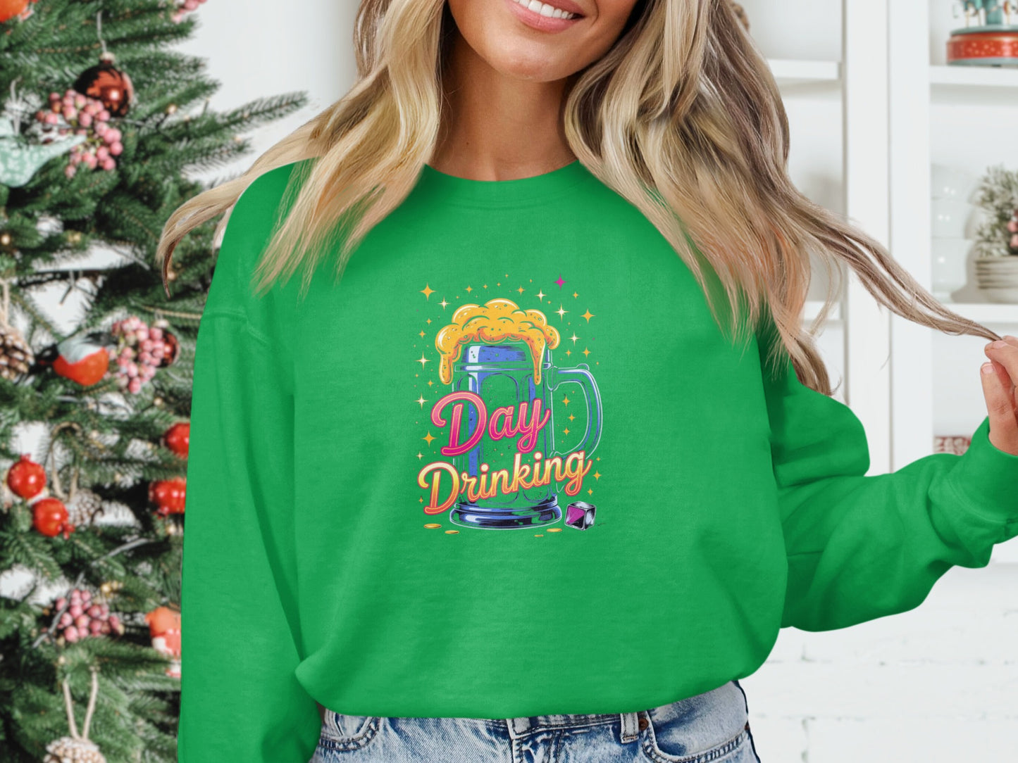 Green Day Drinking Beer Mug Sparkles product type