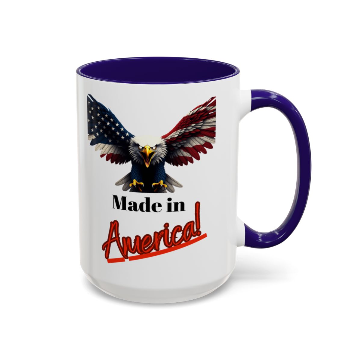 Made in America Eagle Design Mug Patriotic Cup