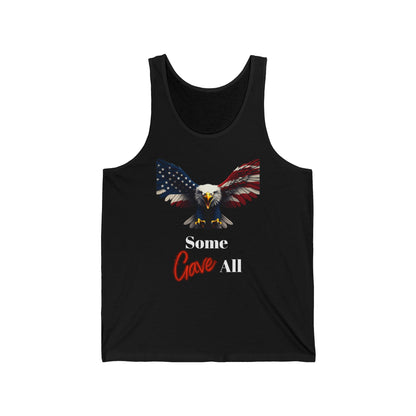 Some Gave All Patriotic Eagle on a Premium Tank Top
