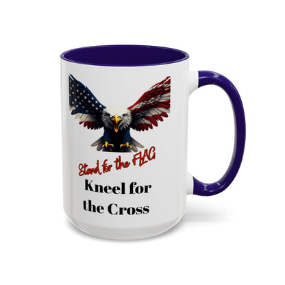 Stand for the Flag Kneel for the Cross Mug