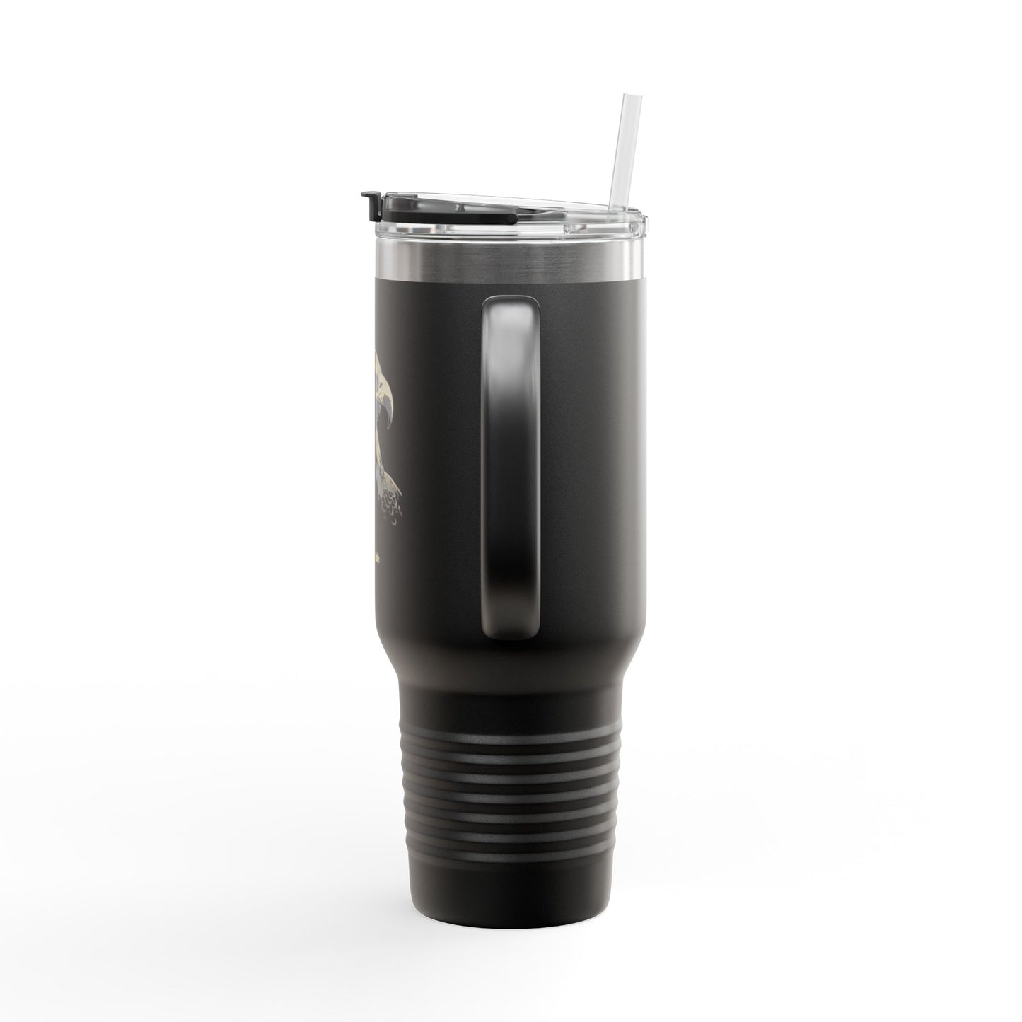 American Made text on the muted of a  40oz Insulated Travel Mug
