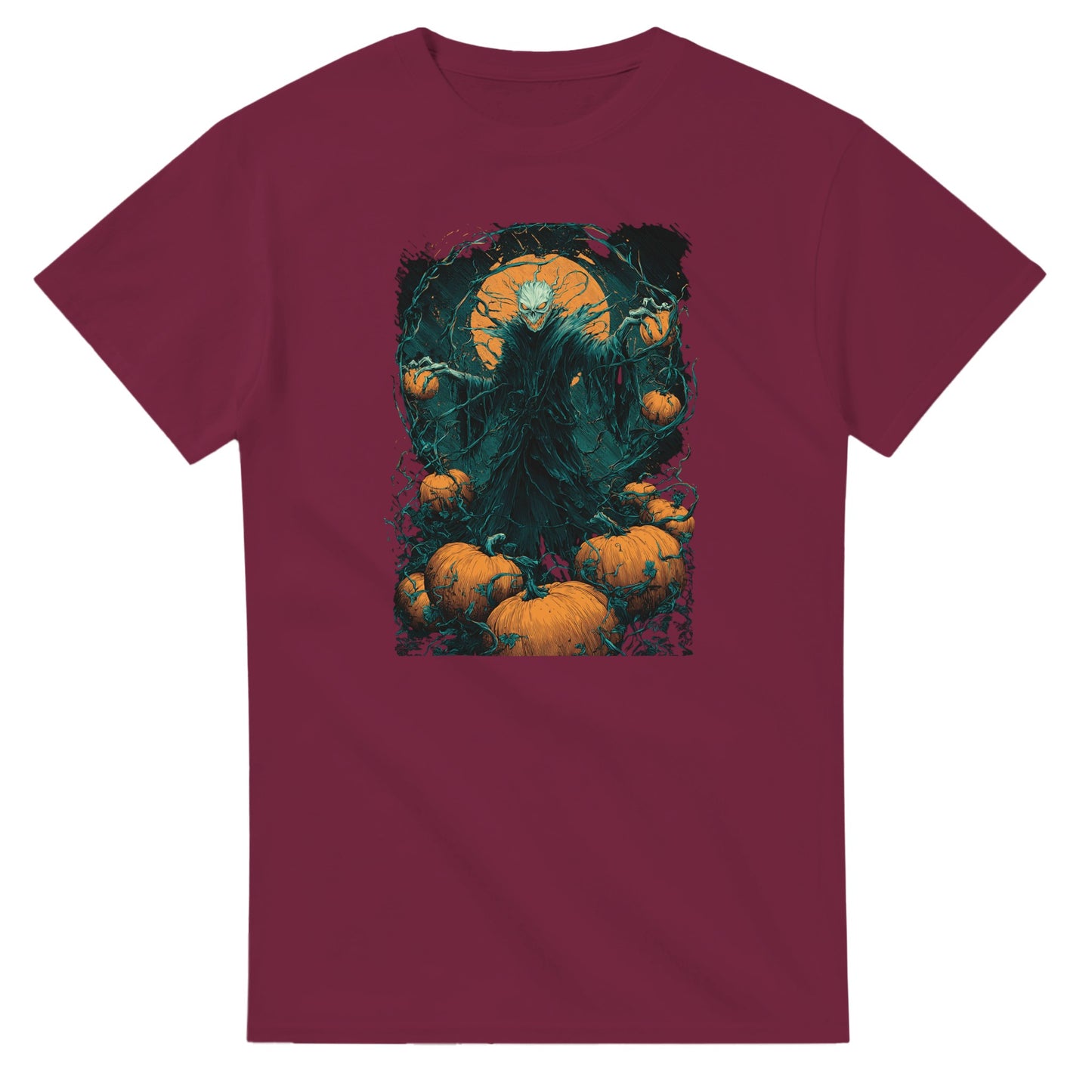 Spooky Pumpkin King on a Heavyweight T-shirt