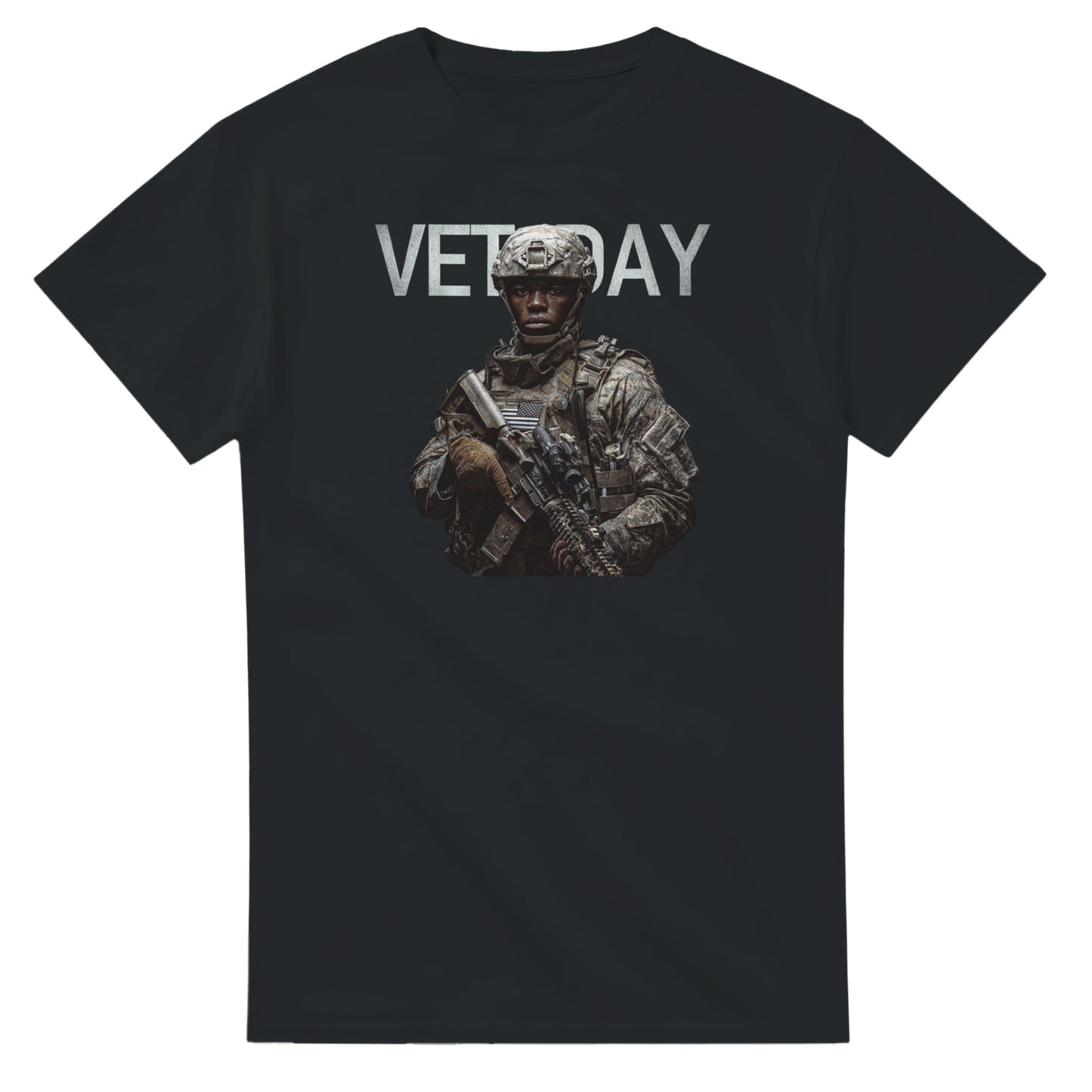 Veteran's Day on a heavyweight t-shirt