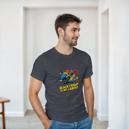 Black Friday is My Cardio heavyweight t-shirt mockup