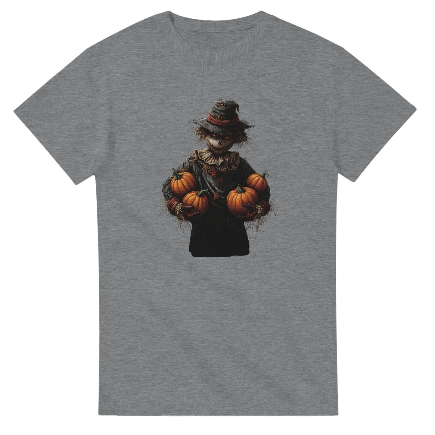Spooky Scarecrow on a Heavyweight T-shirt