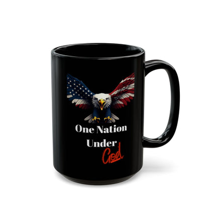 One Nation Under God Patriotic Eagle Design Mug