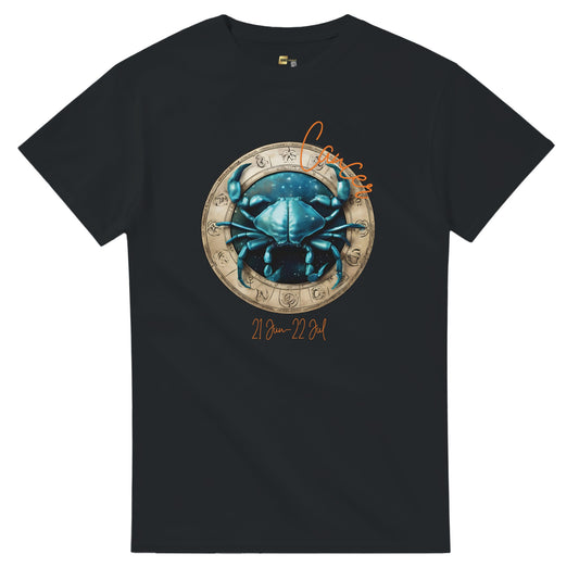 heavyweight crewneck t-shirt Astrology cancer crab personalized