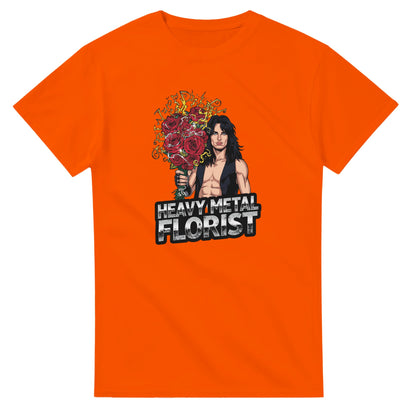 Woman wearing a t-shirt with a graphic design in a mall setting