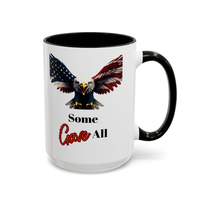 Patriotic Eagle Some Gave All Inspirational Mug