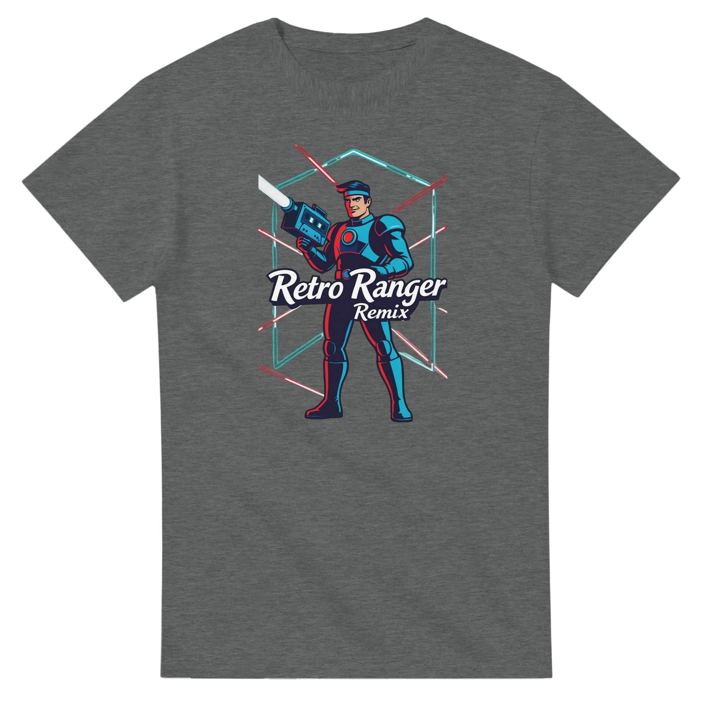 Retro Ranger Remix graphic design on a Heavyweight T-shirt