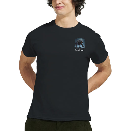 heavyweight crewneck t-shirt werewolf personalized