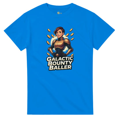 Galactic Bounty Baller graphic design on a Heavyweight T-shirt
