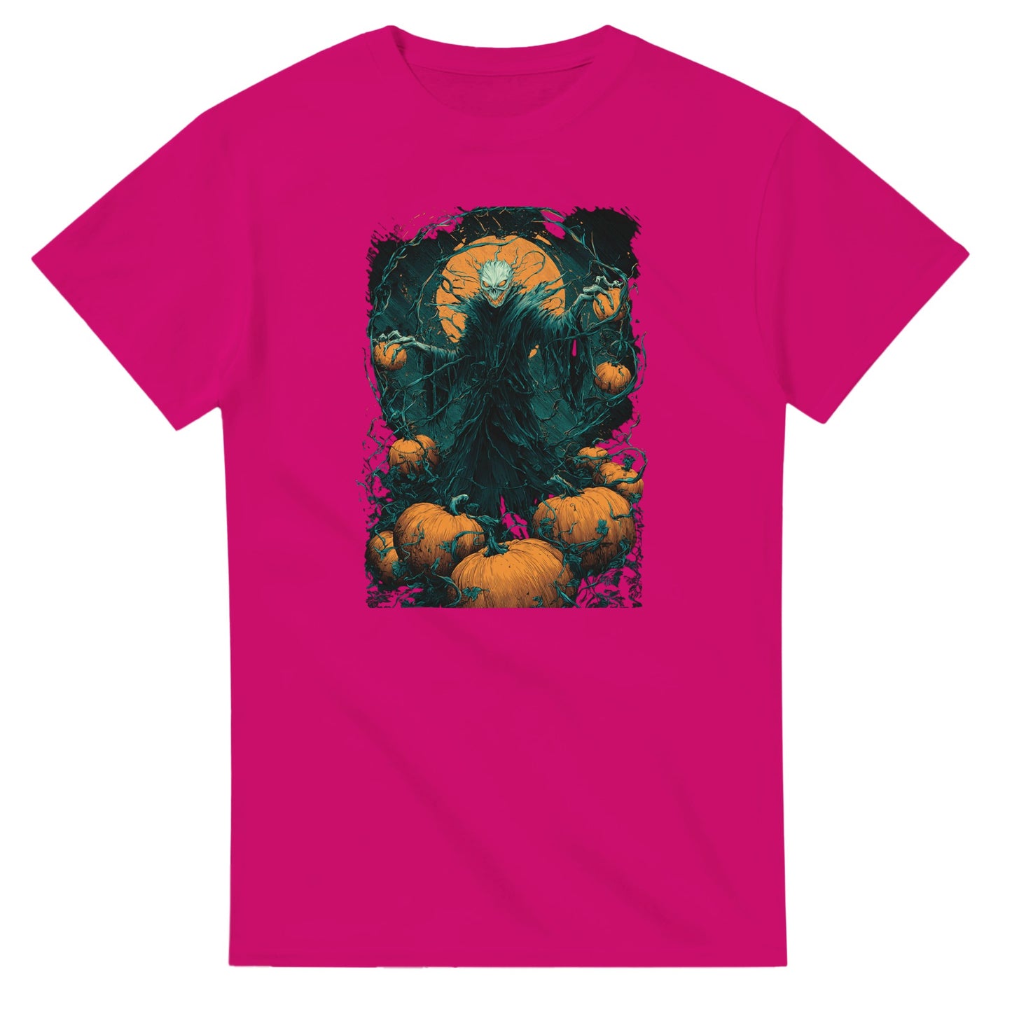 Spooky Pumpkin King on a Heavyweight T-shirt