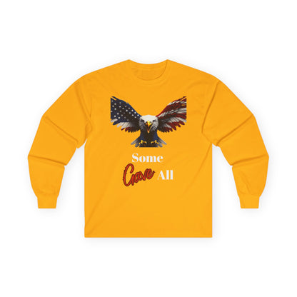 Some Gave All Patriotic Eagle on a long sleeve tee