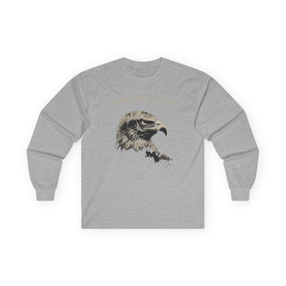 Home of the Brave text on a Long-Sleeve Tee