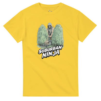 Suburban Ninja graphic design on a Heavyweight T-shirt