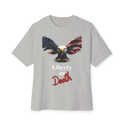 Liberty Or Death Patriotic Eagle on a Premium Tee
