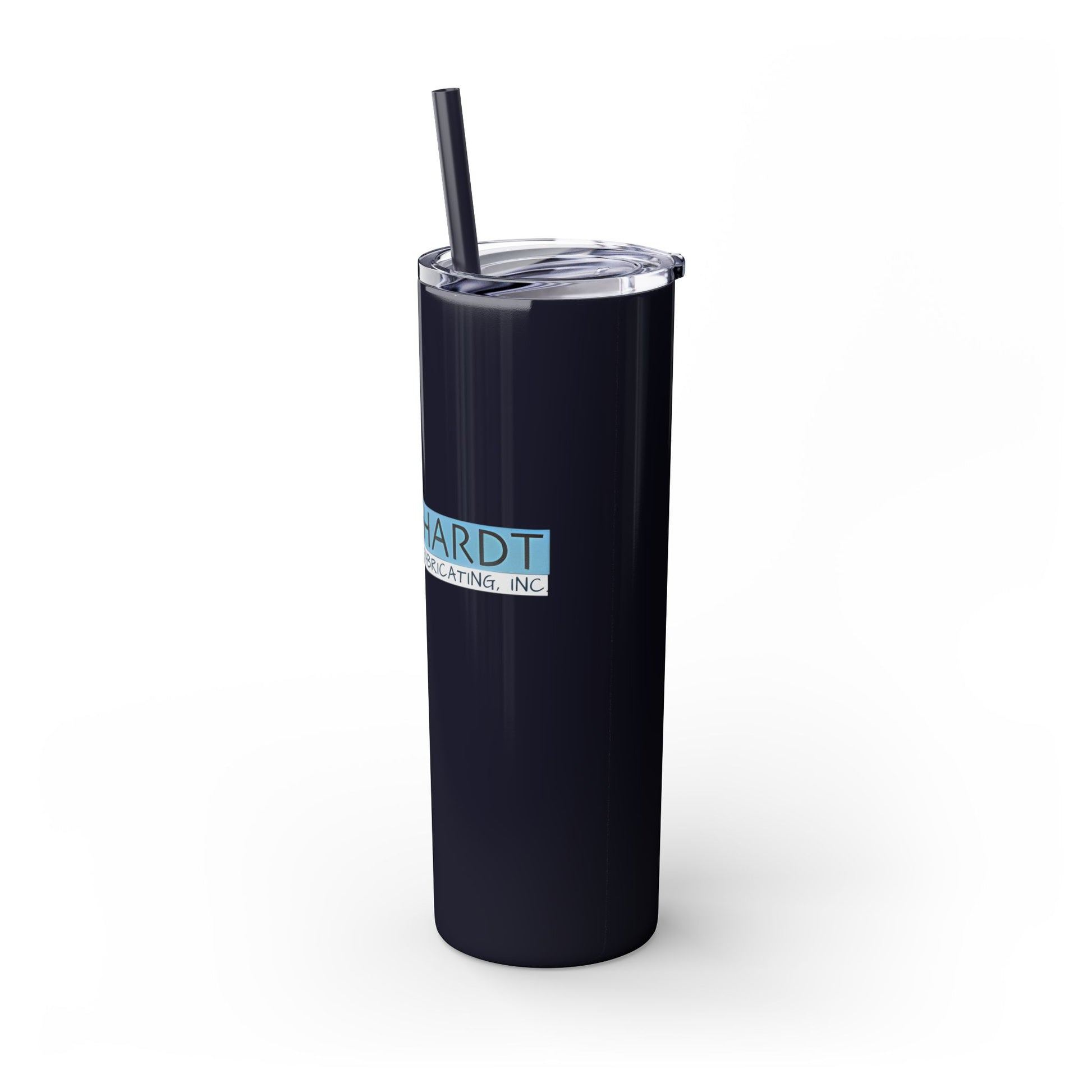 Burghardt Metal Fabricating, Inc., logo on a 20oz Skinny Tumbler