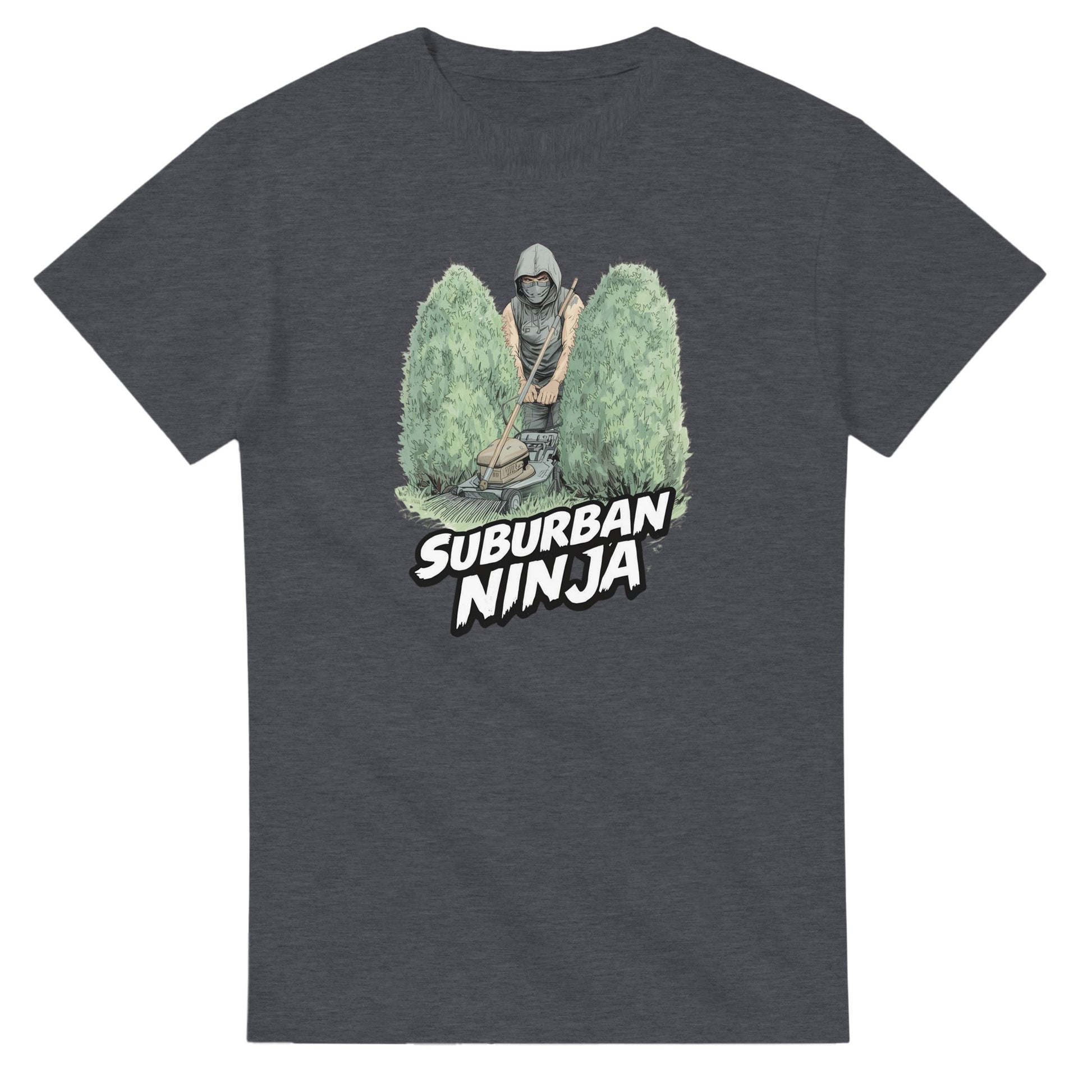 Suburban Ninja graphic design on a Heavyweight T-shirt