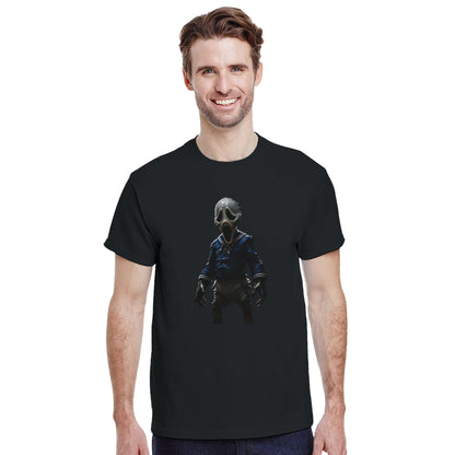 Screaming Sailor Ghost on a Heavyweight T-shirt