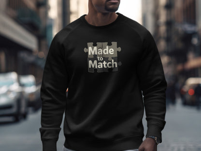 Made to Match Puzzle Design Sweatshirt Product