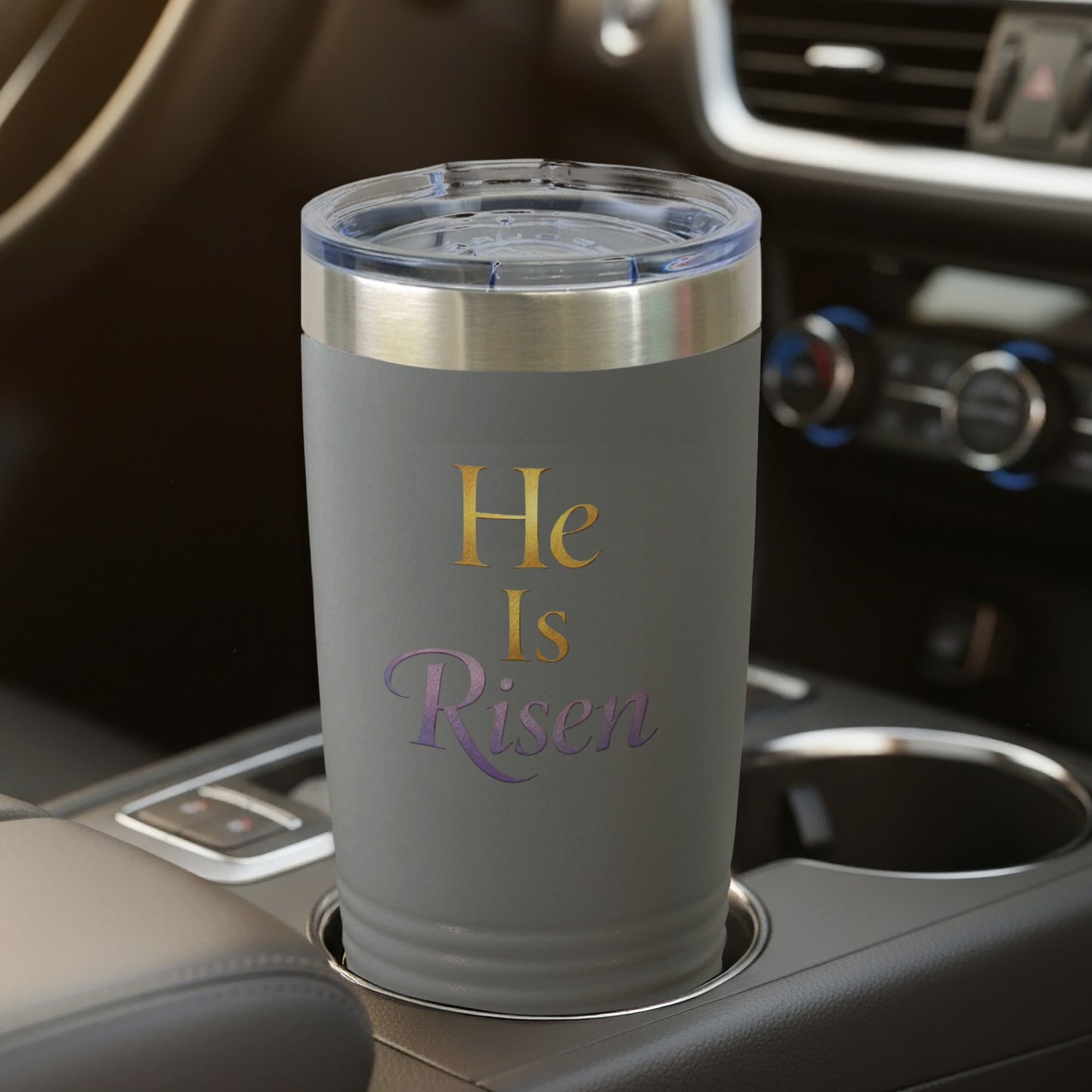 He Is Risen Christian Scripture Tumbler product type