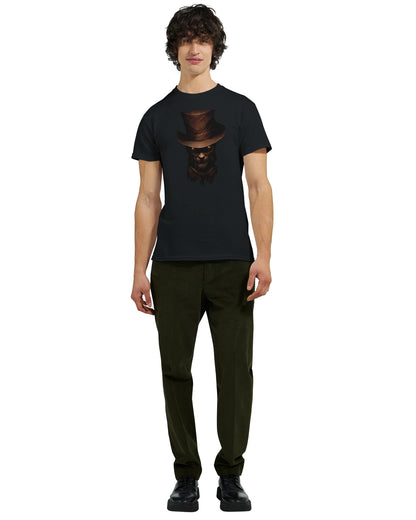 Mysterious Glimmering Eyes on a Heavyweight T-shirt