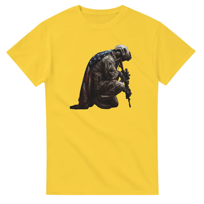 Patriotic Tribute on a heavyweight t-shirt