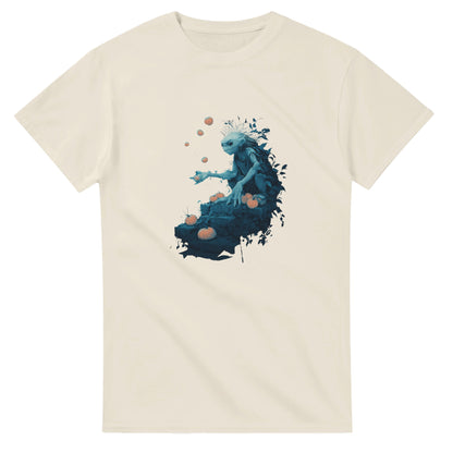 Mystical Pumpkin Harvester on a Heavyweight T-shirt