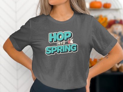 HOP INTO SPRING cute bunny egg design product type