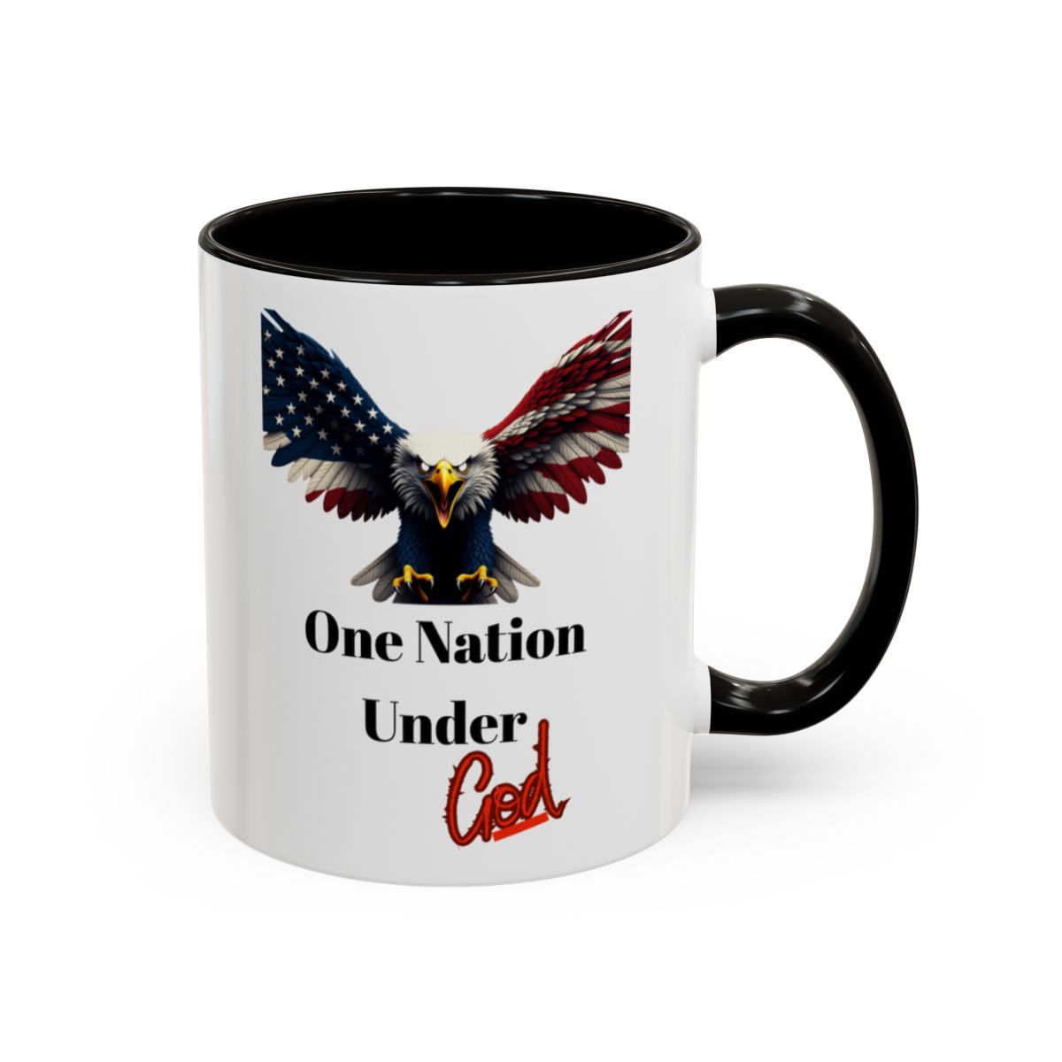 One Nation Under God Eagle Patriotic Mug Product