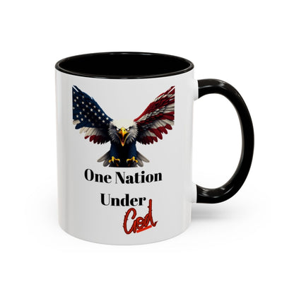 One Nation Under God Eagle Patriotic Mug Product