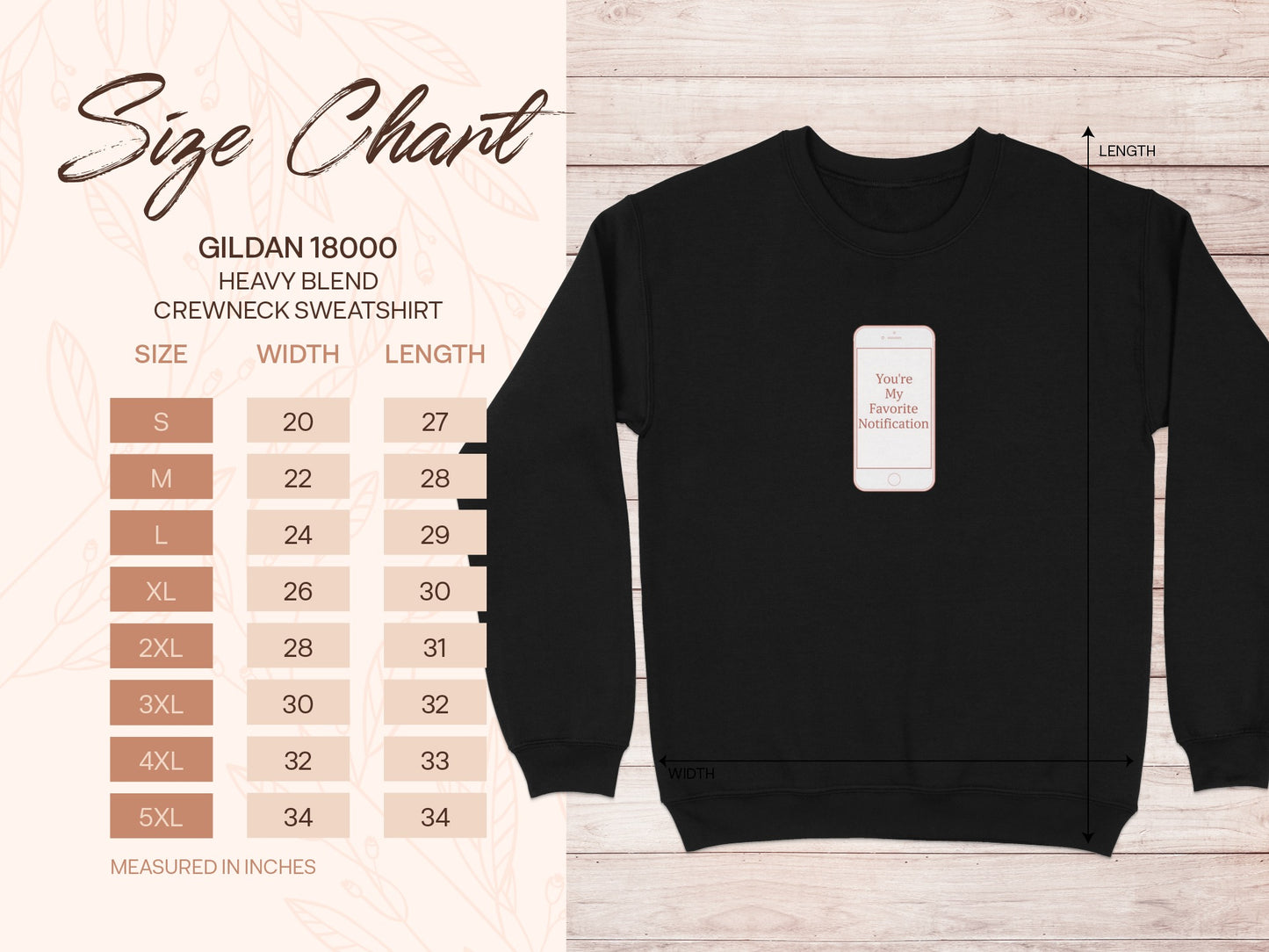 You're My Favorite Notification Crewneck Sweatshirt