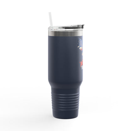 Merica That's It Patriotic Eagle on a 40oz tumbler