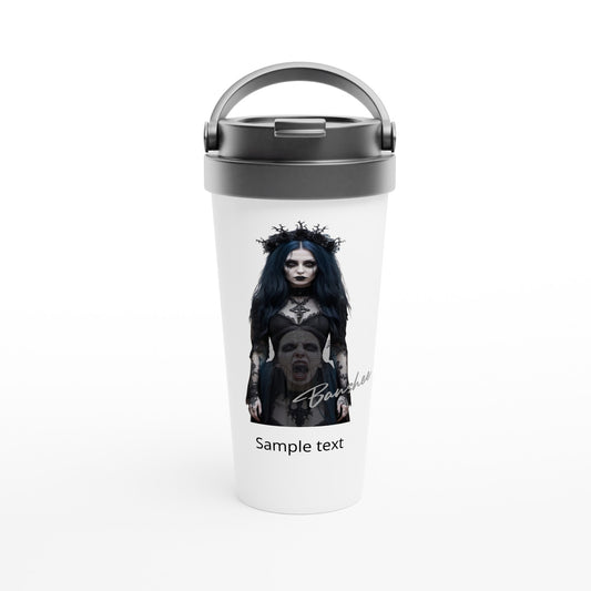 15oz stainless steel travel mug banshee wail personalized