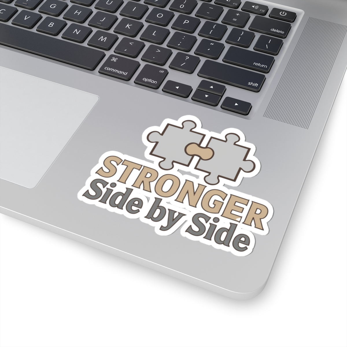 Stronger Side by Side Puzzle Piece Sticker Product