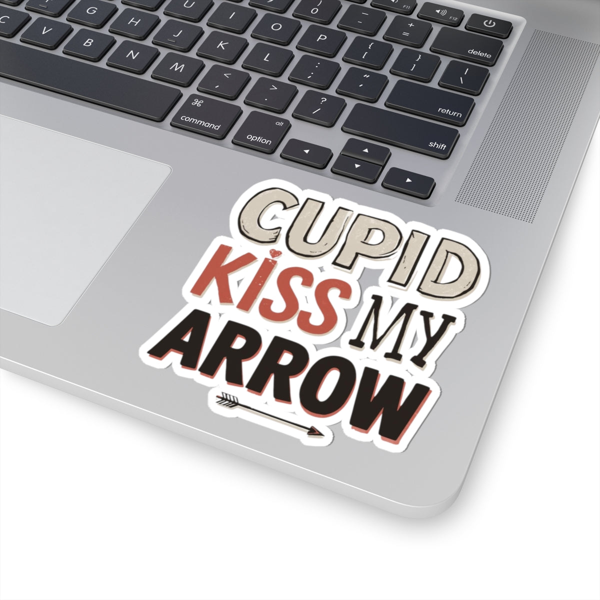 Cupid Kiss My Arrow Vinyl Laptop Sticker Decal