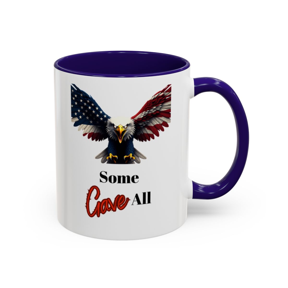 Patriotic Eagle Some Gave All Graphic Mug