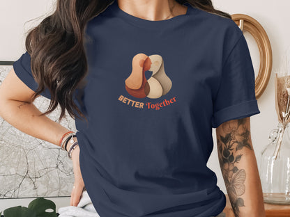 Better Together Abstract Artwork Women's T-Shirt