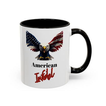 American Infidel Eagle Design Mug Patriotic Gift