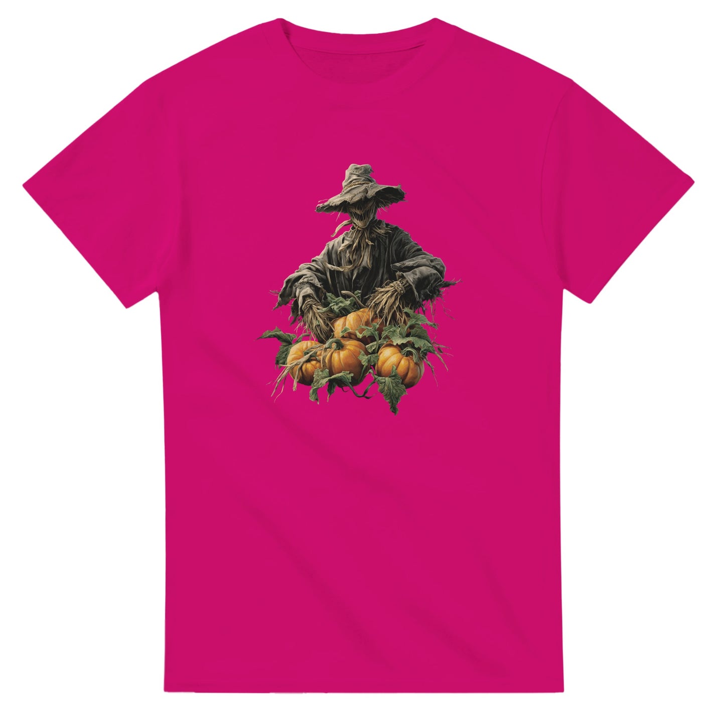 Harvest Scarecrow on a Heavyweight T-shirt