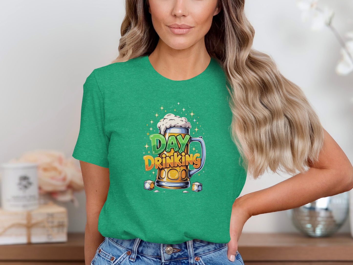 Day Drinking Graphic T-Shirt Fun Casual Wear