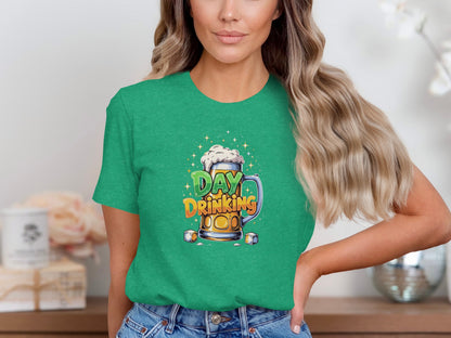 Day Drinking Graphic T-Shirt Fun Casual Wear