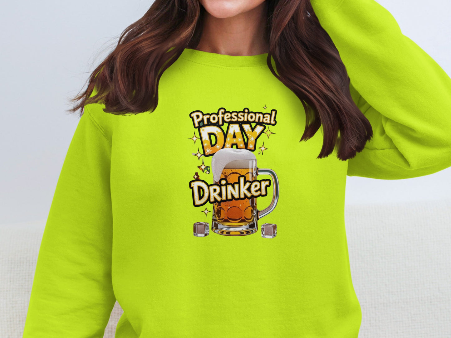 Professional Day Drinker Graphic Sweatshirt